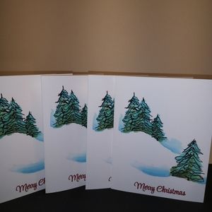 🎨 Set of 4 Christmas cards